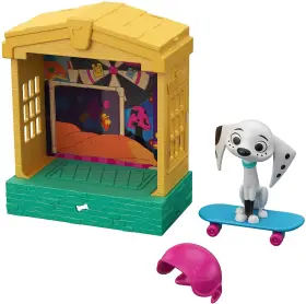 Gbm28  101 Dalmatian Street Disney Stackable Dog House 5-in With Dolly Charact