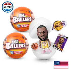B0c7j29qw1 5 Surprise Nba Ballers Series 1 2 Pack Mystery Capsule Figurine Zuru