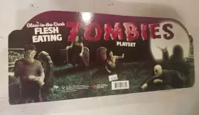Accoutrements 739048117394 Glow In The Dark Flesh Eating Zombies Playset Figures New