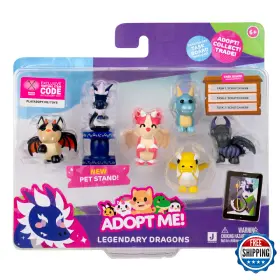 B0dllm3cd1 Adopt Me Legendary Dragons 6 Figure Pack - Online Game Exclusive Virtual Item