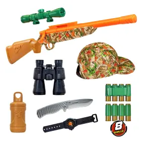 33523 Adventure Force Deep Woods Hunter Hunting Rifle 18 Piece Set