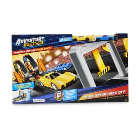 99011-01 Adventure Force Drag Strip Race Off 6 Piece Vehicle Playset Children