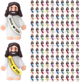 B0flvxcbz7 Ajabavbd 120 Little Jesus Figures Figurines Bulk Religious Gift Easter Christmas Decor