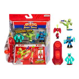 Akedo B0ccwv5yg5 Beast Strike Starter Pack - 3 Warriors Legendary Tri-kwonto