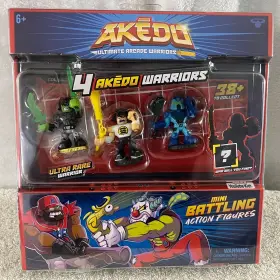 Ht30621 Akedo Series Glitchblade Chux Lee Hyperlock Mystery Mini Battling Action Figure