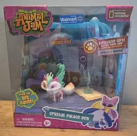 16875 Animal Jam National Geographic Crystal Palace Den Playset Artic Fox Limited Ed