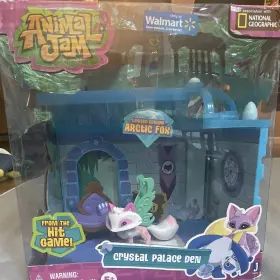 X002a9v301 Animal Jam Limited Edition Crystal Palace Den Playset With Arctic Fox Figure