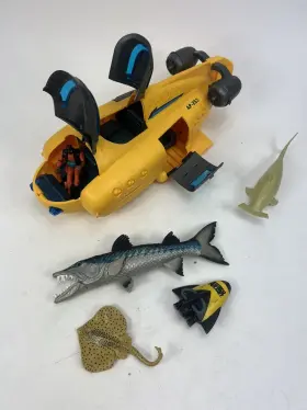 04433 Animal Planet Deep Sea Submarine 2013 Tru Exclusive Playset Rare
