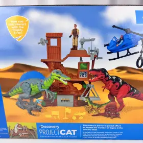 Animal Planet 658382404086 Electronic Battling Dinos T-rex Spinosaurus Playset Sounds