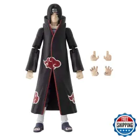 B08b84qzb8 Anime Heroes Naruto Shippuden Itachi Uchiha 6.5 Inch Action Figure 20 Articulation