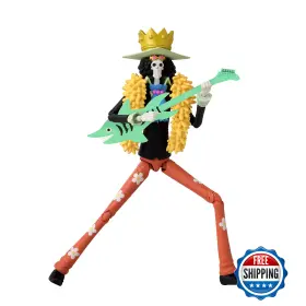 B0bnkmkjpm Anime Heroes - One Piece Brook Action Figure Bandai Namco 6.5 Inch