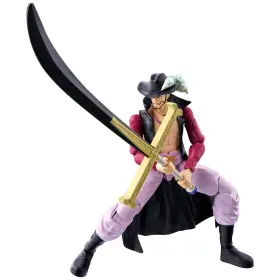 B0dm9ptd77 Anime Heroes One Piece Dracule Mihawk Action Figure - Highly Detailed Collectibl