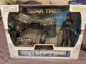 Art Asylum 687203853024 Star Trek Enterprise Broken Bow Deluxe Tftpol With Science Station