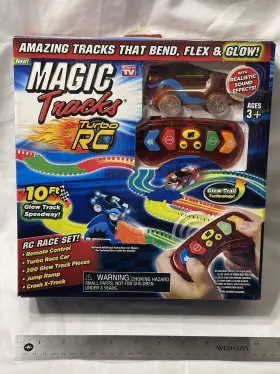 08181111 As Seen On Tv Magic Tracks Turbo Rc Glow Track Set Remote Car 200 Pcs
