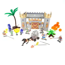 Psq0806 Az Imports Castle Knights Action Figure Toy Army Playset With Assemble Fir Kids