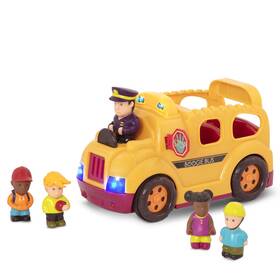 B. Toys B005dx7tee B. Interactive Yellow School Bus Toy Lights Sounds Dancing Passengers