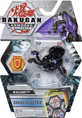 20118815 Bakugan Ultra Nillious 3-inch Tall Armored Alliance Collectible Action Figu