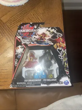 Bakugan 681147031012 Street Brawl Special Attack Nillious And Spidra Figure Set -brand New