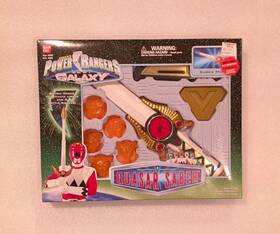 Bandai 045557042813 New Box Power Rangers Lost Galaxy Quasar Saber Set 4281 1998 Sealed