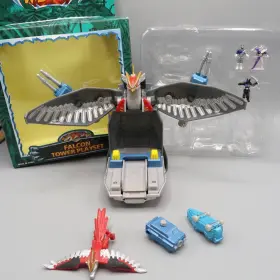 Bandai 045557102234 Power Rangers Wild Forces Falcon Tower Micro Playset Mini Zord Complete