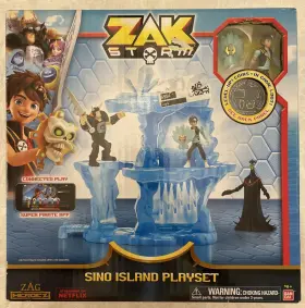 Bandai 045557415716 Nib Zak Storm Sino Island Action Figure Playset - Zag Heroez Netflix
