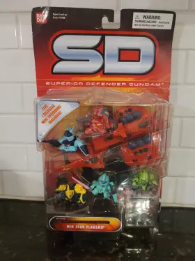 17182 Bandai Neo Zeon Flagship Mini Defender Playset Sd Gundam Force