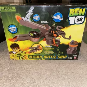 27401 Bandai Ben 10 Vilgax Battle Ship Playset In Box