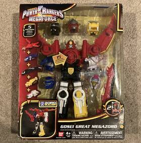 Bandai 35080 Power Rangers Megaforce Gosei Great Megazord Transforming/combining