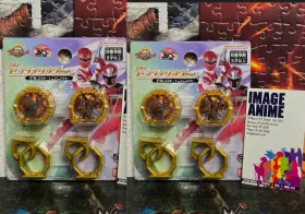 Bandai 582769793813 Dx Sentry Ring Goju Leon And Tyranno Abaranger Ninninger Combo