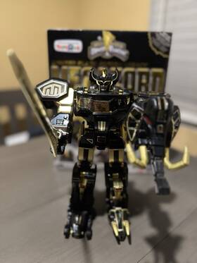 Bandai 97395 Power Rangers Black Edition Legacy Megazord Playset Sword Toys R Us Excl