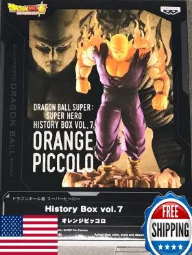 B0bzzl3btj Banpresto Dragon Ball Super Hero History Box Vol.7 Orange Piccolo Figure