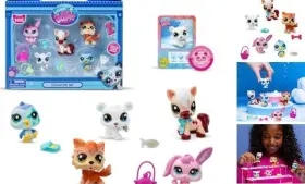 00573 Basic Fun - Lps Gen 7 Authentic Mystery Figures Winter Besties Collector Set