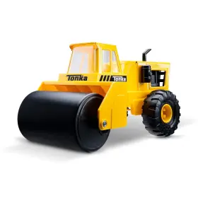 06211 Basic Fun Steam Roller Playvehicle Made Withsteel Yellow Toytruck Boys And Girls Ages 3