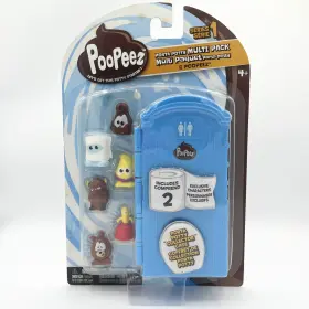 71260 Basic Fun Poopeez Series 1 Porta Potty 6 Character Multi Pack Toys Figures 2017 New Sealed