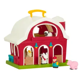 B01mudw6ff Battat Big Red Barn Animal Farm Playset Toddlers 18m Learning Toy 13.5x9x12