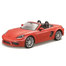 B07bxnb9pm Bburago Tobar B18-21087 Porsche 124 718 Boxster Lava Orange