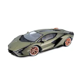 B085bwnwk2 Bburago Lamborghini 1 18 Si N Fkp37 Plastic Model Green
