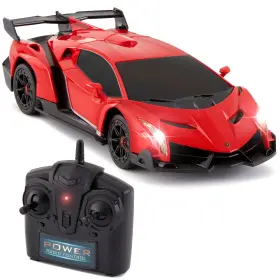 Sky2918 Best Choice Products 1/24 Officially Licensed Sport Racing Car With 2.4ghz Remote Control - Red