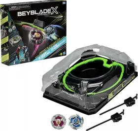 Beyblade 195166269597 X Xtreme Battle Set With Beystadium Arena Featuring X-celerator Rail