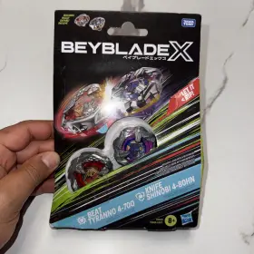 4-80hn Beyblade G1542 X Beat Tyranno 4-70q And Knife Shinobi
