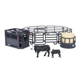 Big Country Toys B08xwjwytx 12-piece Ranch Set - Farm Animal For 3 Year Old Boys And