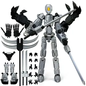 B0fdws49ss Binvin 8inch T13 Assembly Action Figure 3d Printed Multi-jointed Movable Toy Nov