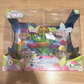 Blip Toys 36525 Rare New Sealed Squinkies Zinkies Magic Secrets Flower Pot Playset