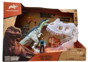 Blip Toys 658382412593 Animal Planet Crystal Fire Skull Playset Lights And Sound New 3