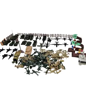 51882 Blue Box Elite Force Battle Group Military Army Action Figures Tank Plane Helicopter