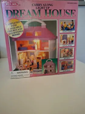 Blue-box Toys 012495153956 Carry Along Light-up Dream House Playset And Figures New Open
