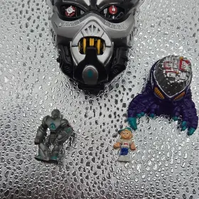 32703v Bluebird Toys 1992 Mighty Max Droid Head-full Set