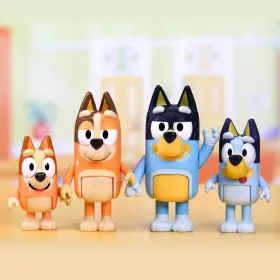 17195 Bluey Family New Expression Figure 4-pack With Mum Dad Bingo