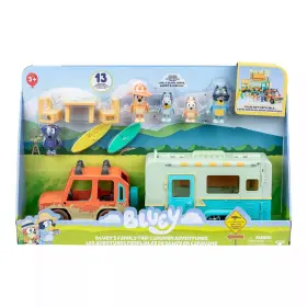 Bluey 611419977670 Blueys Family Trip Ultimate Caravan Adventures Transforming Playset