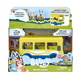 Bluey 630996173459 Blueys Bus With And Bingo Figures Vehicle Playset Ages 3 New